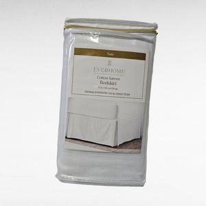 Everhome Cotton Sateen Bedskirt Twin